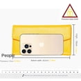 thumbnail image 2 of TAZAG pure leather women's long wallet ultra-thin first layer cowhide handmade wallet, 2 of 5