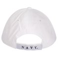 thumbnail image 4 of Deluxe Navy Low Profile Cap - White, 4 of 5