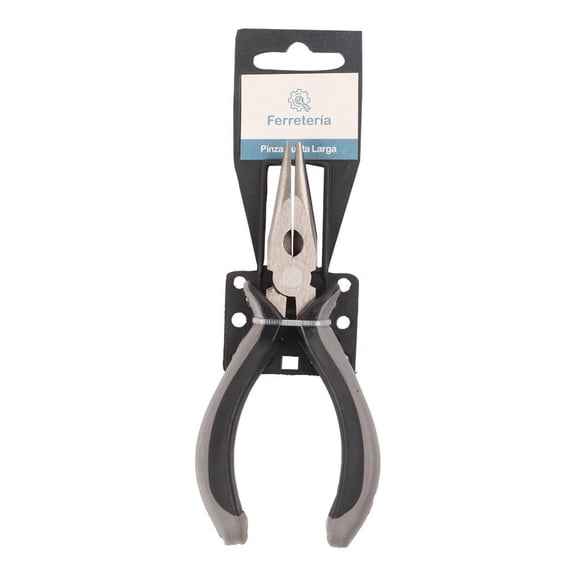 Pinzas Prichos Míni Punta Larga Metal Gris