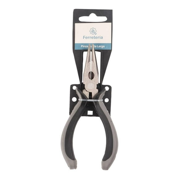 Pinzas Prichos Míni Punta Larga Metal Gris