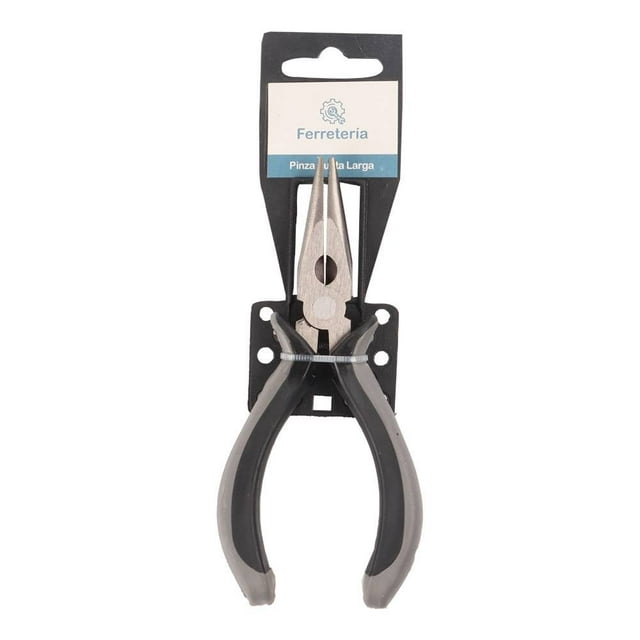 Pinzas Prichos Míni Punta Larga Metal Gris