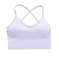 thumbnail image 2 of Blczomt Womens Sports Bras Cross Back Plus Size Gym Yoga Spaghetti Straps Bras, 2 of 4