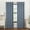 SKY, variant on Eclipse 100% Blackout Curtain, Larissa Solid Grommet Curtain, 63 in Long x 50 in Wide, Textured, Dark Grey