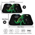 thumbnail image 3 of Uemuo Space Dino Cartoon Black Pattern Accordion Car Windshield Sun Shade, Foldable Reflective Sun Visor for Car, Reflector Windshield Sunshade-Small, 3 of 7