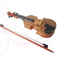 thumbnail image 4 of TABLZONE 1 Set Kids Violin Beginner Wooden Instrument With Light Brown Color For Home Enjoyment, 4 of 8