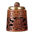 thumbnail image 1 of Colgante de madera tallada, accesorio para bolso, colgante multiusos elegante y artesanal para llaves. Forma de campana, 1 of 9