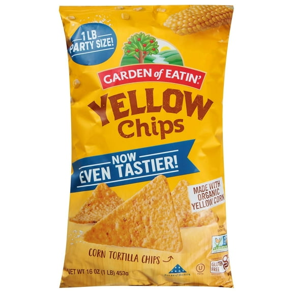Pack of 12, Garden Of Eatin Yellow Corn Tortilla Chips, 16 oz