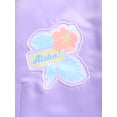 thumbnail image 2 of Stitch Girls' Graphic Patch Varsity Sateen Jacket with Long Sleeves, Sizes 4-12, 2 of 4