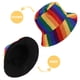 thumbnail image 3 of Sombrero de cubo arcoíris, sombrero para el sol, sombrero para el sol, decoración para fiesta en la playa, sombrero de cubo colorido, 3 of 5