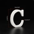thumbnail image 2 of Wooden Letters C 4.3 Inch Wooden Alphabet Letters Decoration for DIY, 2 of 6