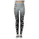 thumbnail image 4 of MKLEKYY Conjunto deportivo mujer Leggings para mujer 2024 Leggings de entrenamiento Pantalones con estampado navideño de bloques de color Leggings elásticos suaves, 4 of 4