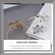 thumbnail image 2 of 2 pulseras de metal con flores y diamantes de imitación, brazalete abierto, joyería, 2 of 6