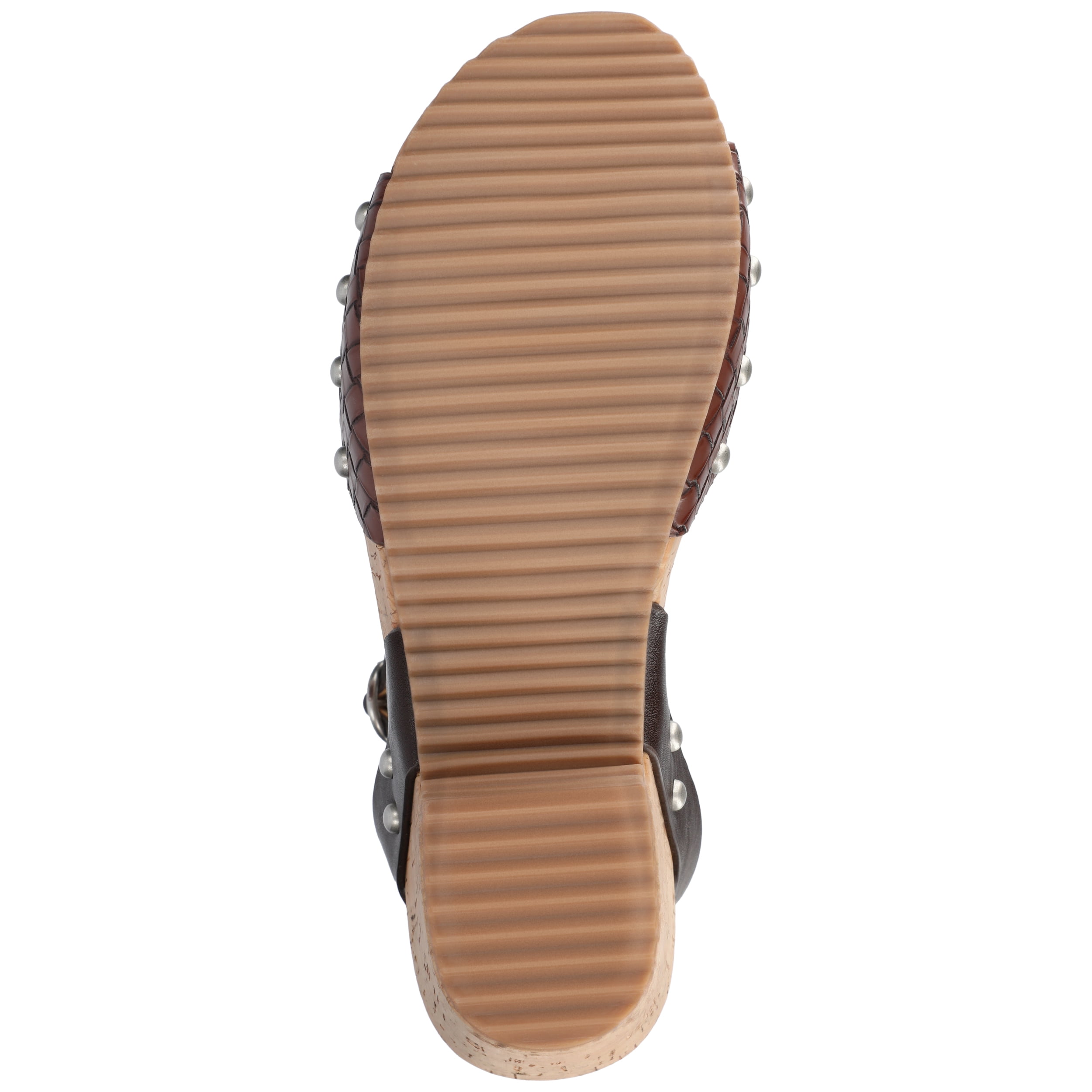 Journee Women's Vanessa Open Toe Platform Clog Heels