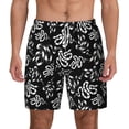 thumbnail image 2 of Goofa Snake Printed Men's Swim Trunks Board Shorts Quick Dry Mens Swimming Trunks with Compression Liner,Breathable Fit Hawaii Beach Shorts-XX-Large, 2 of 9