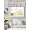 thumbnail image 5 of Curtain Valance for Windows, Pink Starfish Summer Beach Shell Kitchen Valances Rod Pocket Short Curtains, Country Wooden Plank Window Valance for Bedroom Bathroom Living room 54x18in, 5 of 9
