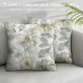 thumbnail image 3 of Orinice Flowers Leaves Graphic Decorative Pillow Case for Home Couch Living Room Bed Sofa - Durable Material, Multipurpose Use 12x12in, 3 of 5