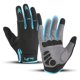 thumbnail image 1 of Guantes de bicicleta de montaña para hombres y mujeres, guantes de ciclismo para motocicleta con almohadilla SBR, guantes de motocicleta con pantalla táctil (azul), 1 of 5