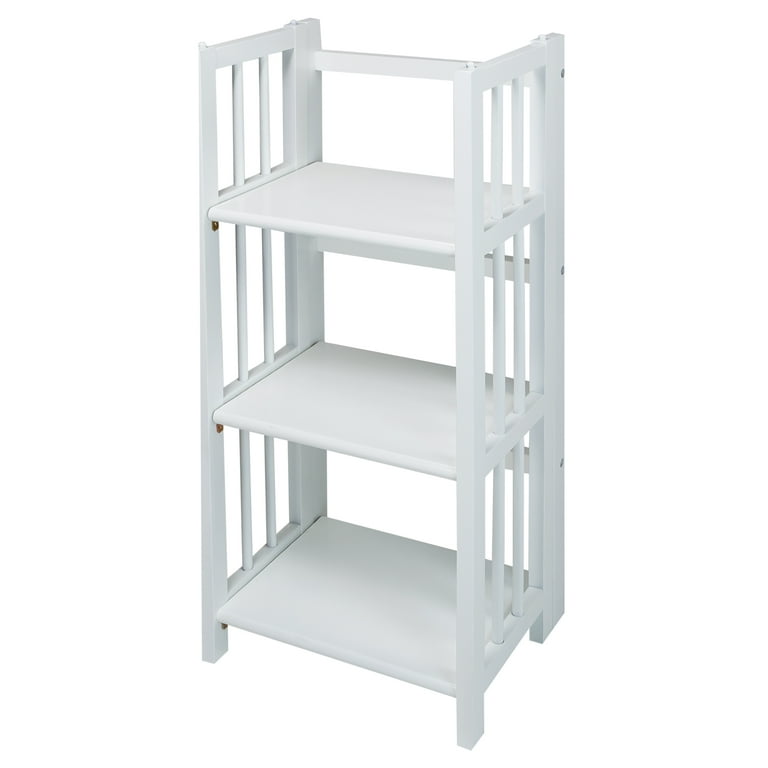 White folding bookcase outlet