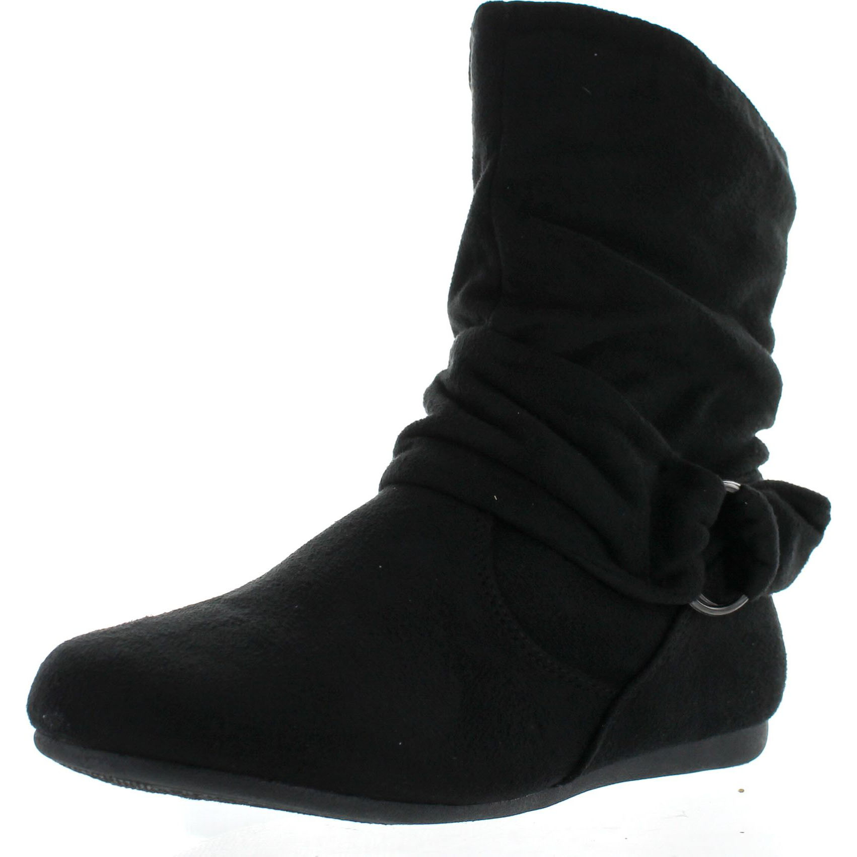 mid calf flat boots