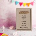 thumbnail image 4 of Tarjeta de cumpleaños Detuca Simple Taco for Friend Funny Lover Pun, 4 of 6