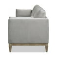 thumbnail image 4 of Jennifer Taylor Home Knox 84" Modern Farmhouse Performance Velvet Living Room Sofa Couch in Opal Grey, 4 of 11