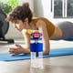 thumbnail image 5 of Vaso de agua deportivo de 600 ml, gran capacidad, doble vaso para beber, deportivo, portátil, con cordón, botella deportiva de plástico., 5 of 6