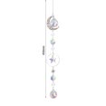 thumbnail image 3 of Campanas De Viento Crystal Windchime Ornamento Hexagonal Pluma Mariposa Colgante Colgante Artesanía, 3 of 3