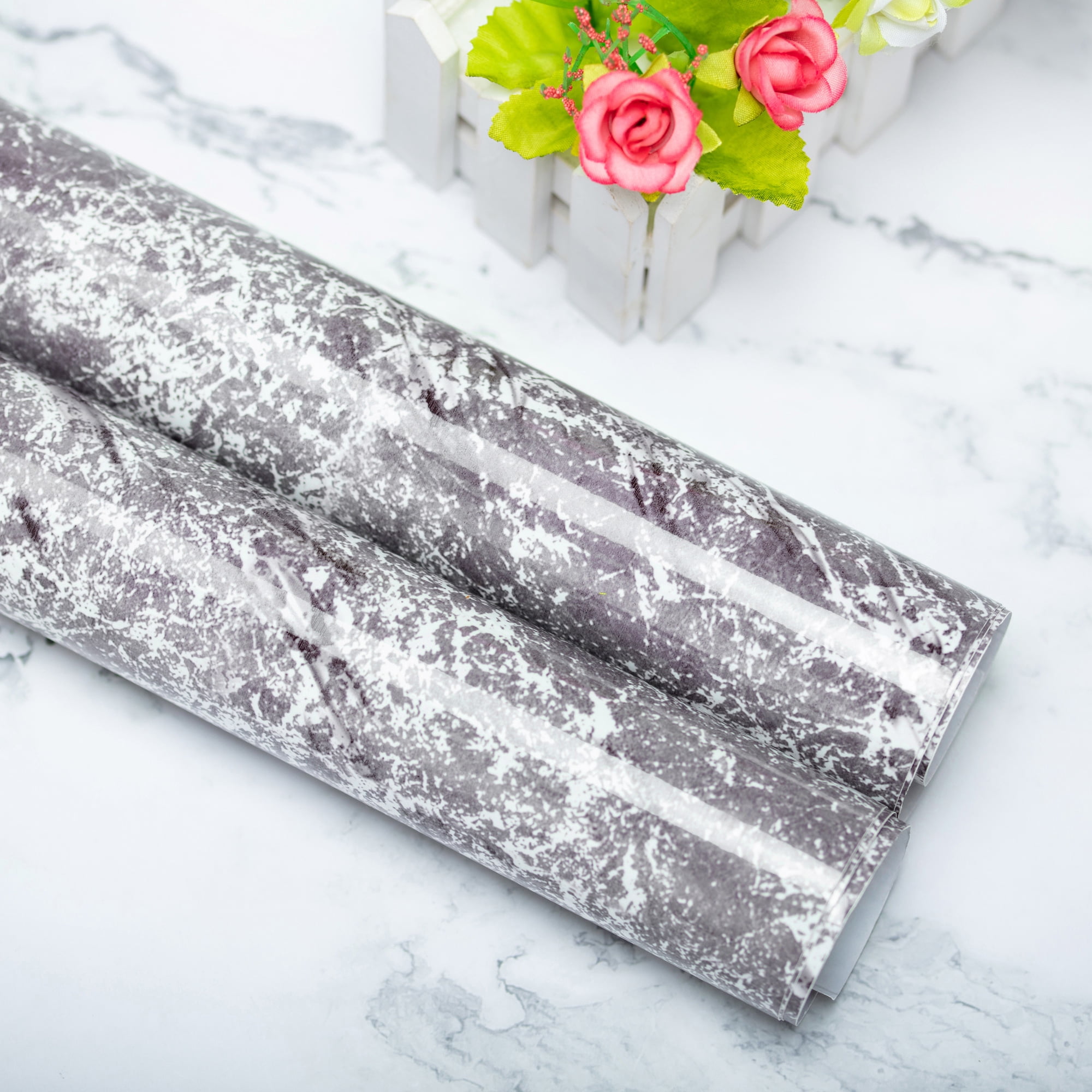 DIY Self Adhesive Marble Wallpaper Adhesive Paper Table Desk Cover
