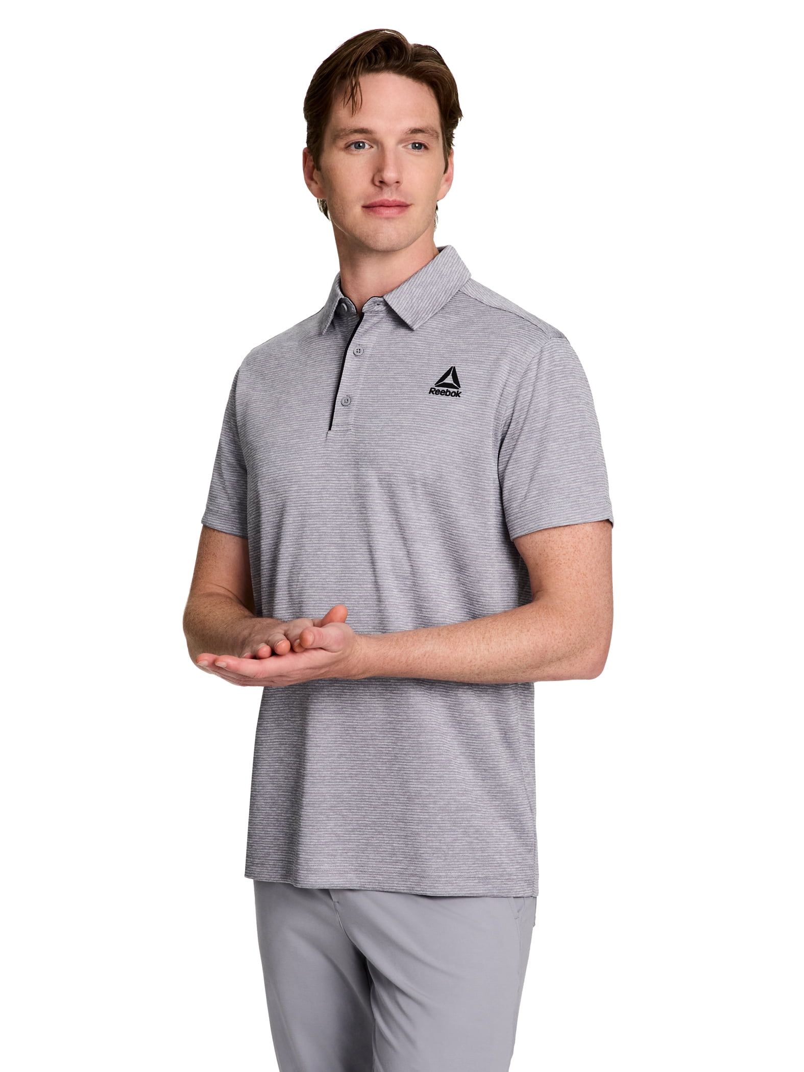 Reebok Men's and Big Men's Performance Polo Shirt, Sizes XS-5XL