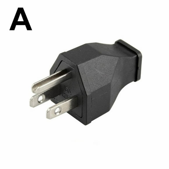 MYG 3 Pins AC Electrical Power Plug Socket Outlet Extension Cord Connector 15A