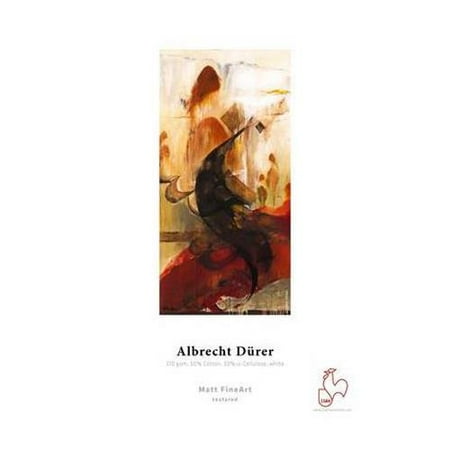 Inkpress Rag Warm Tone Inkjet - Hahnemuhle Albrecht Durer, 50% Rag, Textured Matte Surface, Natural White Inkjet Paper, 210 gsm, 13x19
