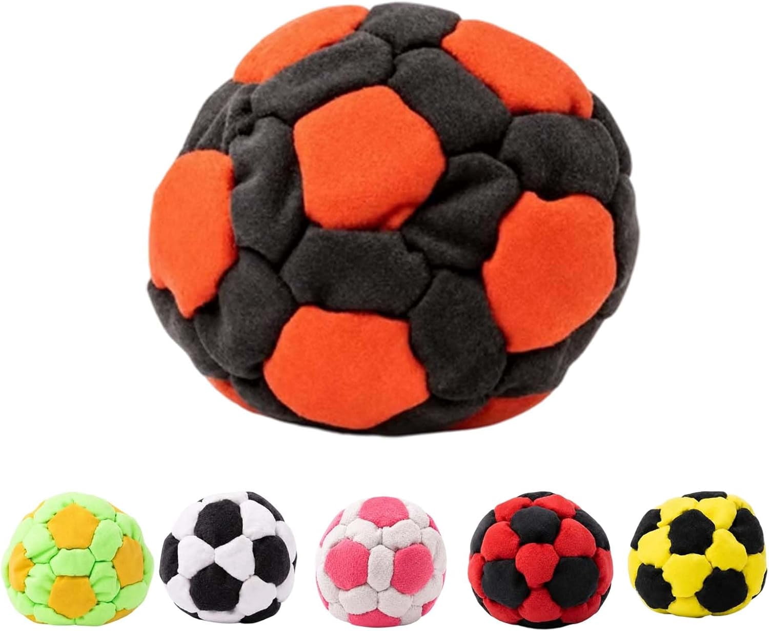 Dragonfly Footbag,32-Panel Hacky 2026 Sa-ck Spiral Pellet Filled Footbag Ball, Soft Durable Soccer Style Kick Bag for Foot Coordination Training, Outdoor Play, Stress Relief Toy