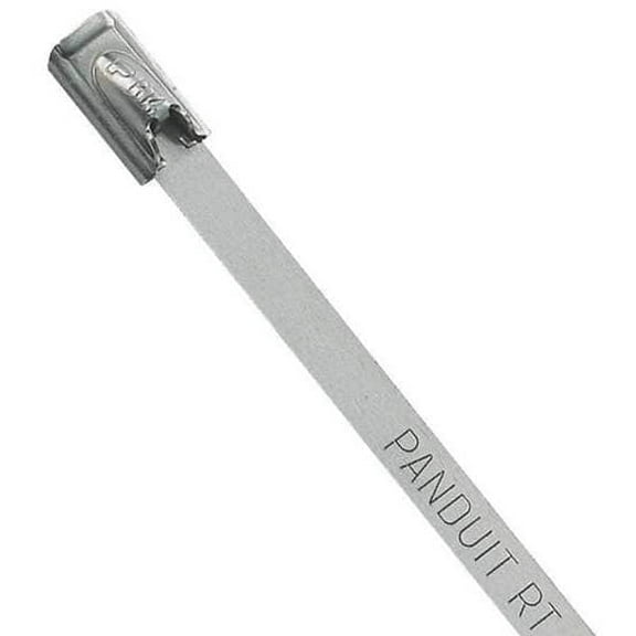 Panduit Cable Tie,12.2 in,Silver,PK100 MRT2S-C4