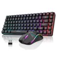 thumbnail image 1 of Combo de teclado y ratón inalámbricos RedThunder K84 Black, 1 of 6