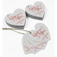 thumbnail image 5 of Inkdotpot Real Rose Gold Foil Kiss The Miss Goodbye Bridal Shower Tags Favor Hang Paper Tags 50 Pieces, 5 of 6