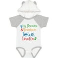 thumbnail image 3 of Inktastic Iowa Grandma Grandpa Loves Me Boys or Girls Baby Bodysuit, 3 of 5
