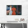 thumbnail image 2 of ARTCANVAS Rouge et Blanc 1900 Impression sur Toile par Edvard Munch - Taille : 26 Pouces x 18 Pouces (0.75 Pouces de Profondeur), 2 of 5