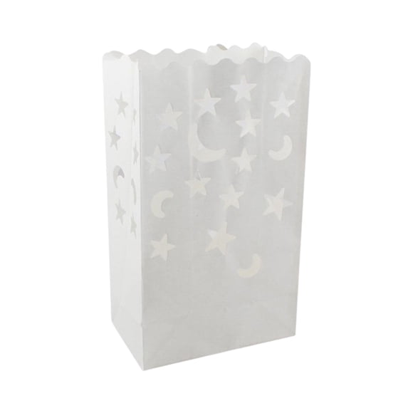 Bolsa Linterna Bolsas Ligereza Multipropósito Fácil Operación Delicadas Linternas De Papel Fiesta De Cumpleaños Decoración De Barbacoa Kits de decoración para fiestas Estilo estrella y luna Inteprter HA075005-02