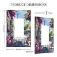 thumbnail image 3 of Fuzoiu Parisian Cafe With Eiffel Print Single Duplex Outlet Cover Plate, Light Switch Cover, for Receptacle Light Switch, Switch Cover Decorative Wallplate-Style U, 3 of 5