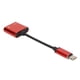 thumbnail image 3 of Adaptador de auriculares Nikou 2 en 1 tipo C a puerto de carga de puerto de 3,5 mm Mini convertidor de auriculares portátilRojo Nikou moderno, 3 of 8