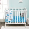 thumbnail image 3 of EVERYDAY KIDS 2 Pack n Play and Portable Crib Mattress Sheets - Stars/Clouds, 3 of 11