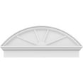 thumbnail image 3 of Ekena Millwork 40"W x 16-7/8"H x 2-3/4"P Segment Arch 4 Spoke Architectural Grade PVC Combination Pediment, 3 of 7