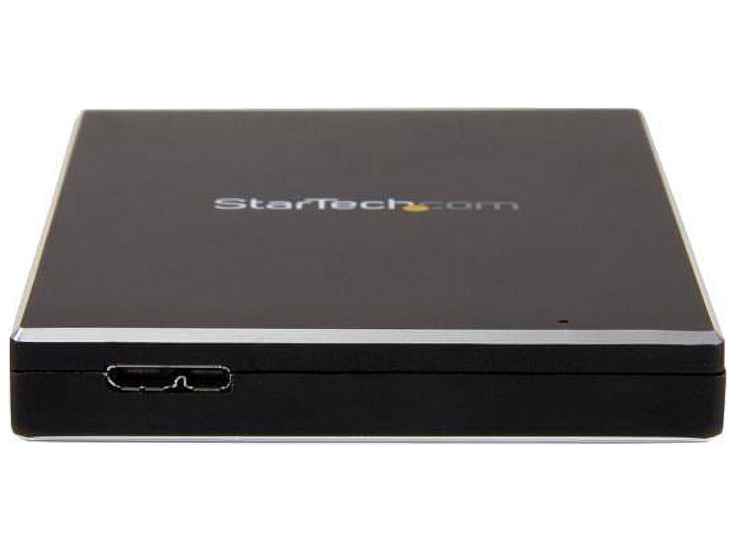 StarTech S251BMU313 2.5" External Hard Drive Enclosure - Supports UASP - Aluminum - USB 3.1 Enclosure - SSD/HDD Enclosure