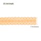 thumbnail image 2 of Cinta de encaje naranja de patrón floral de 1.18" de ancho y 25 yardas de Uxcell, 2 of 5