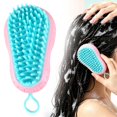 thumbnail image 2 of Head Massager Head Cleaner Scalp Massage Comb,Hair Scalp Scrubber Massager Brush,Head Exfoliator Shower Shampoo Comb,Shower Head Scrubber,Plastic Scalp Brush for Hair Growth & Dandruff Removal,Pink, 2 of 4
