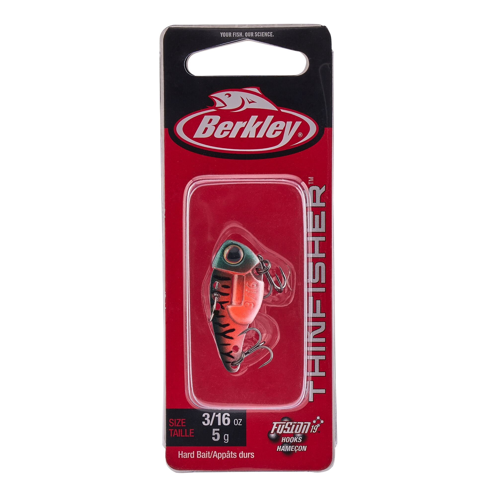 Berkley ThinFisher™, 1.5 in, Blade Baits, Blaze (1 Count)