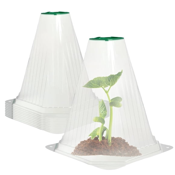 Campana reutilizable mejorada de Garden Cloches Koujut 2025 (20 cm, transparente)