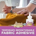 thumbnail image 4 of Aleene’s No-Sew Temporary Fabric Glue, 4 fl oz – Washable Fabric Adhesive for Basting, Sewing, Trims & Appliqués, 4 of 10