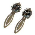 thumbnail image 2 of Raccoon Vintage Copper-Colored Lace Bookmarks: Exquisite Stainless Steel Book Accessories and Reading Delights - Ideal Gifts for Book Lovers, Set of 2, 2 of 5