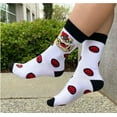thumbnail image 7 of Nintendo Boys Super Mario Polyester Socks, Multicolor (5 Pack), 7 of 7